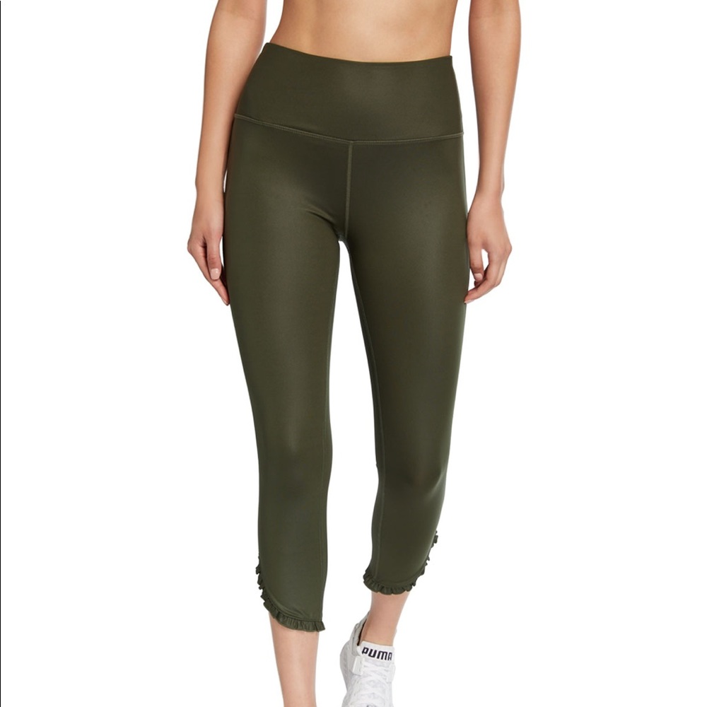 NWT Kate Spade dolphin hem crop leggings